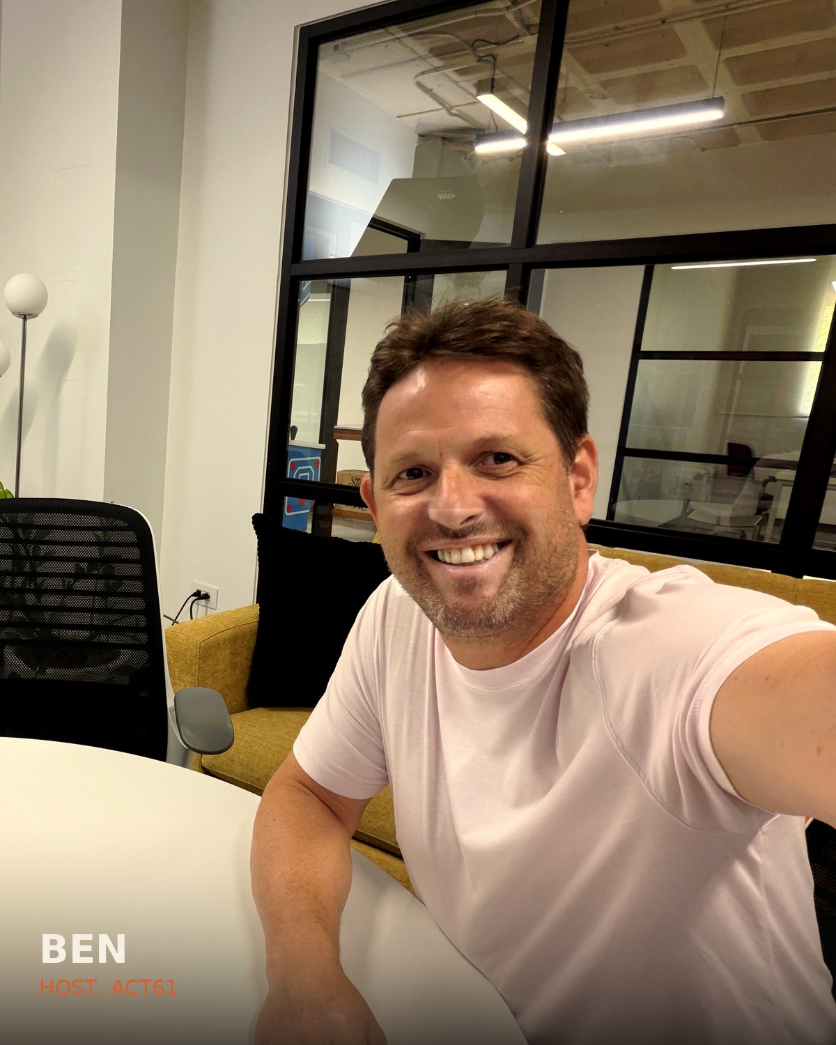 Benjamin Harries, host of Act61